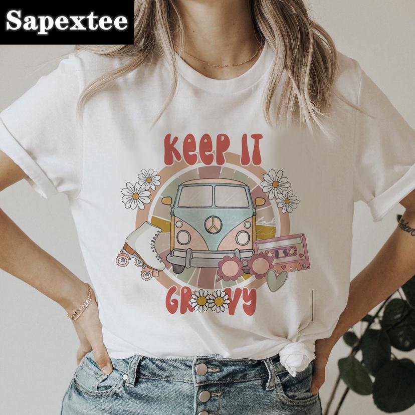 Retro Car Print Shirt 90s Cute Tees Ladies Women Short Sleeve Summer Clothes Tops Female Fashion Cartoon Tshirts Graphic TShirt