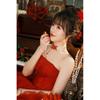 Clothing 2025 New Bridal Toast Dress Tube Top Light Luxury Niche High-end Wedding Banquet Dress Dress