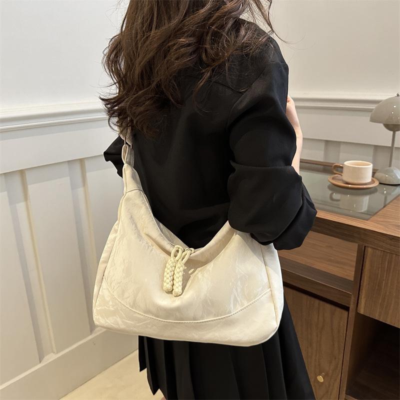 Japan and Korea Messenger Bag 2025 Spring and Summer New Casual and Beautiful Shoulder Bag Student Cloth Bag Large Capacity Simple Tote Bag