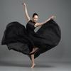 Modern Chinese Style Xinjiang Chiffon Dance Skirt - 720° Flowing Performance Skirt