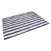 Beach Blanket Waterproof Lightweight Portable Outdoor Picnic Mat for Camping Travel Blue Stripe 2 X 1.45M