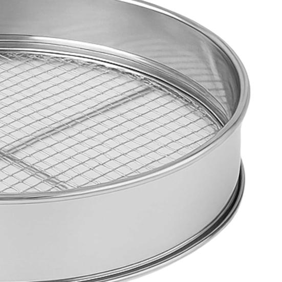 Soil Sieve Set Stainless Steel Frame with 5 Interchangeable Mesh Inserts Heavy Duty Garden Compost Sifter for Gravel Soil Sand Compost