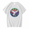Holy Spirit Dove Praise Jesus In Stained Glass T Shirt Summer Long or Short Sleeves Vintage Was