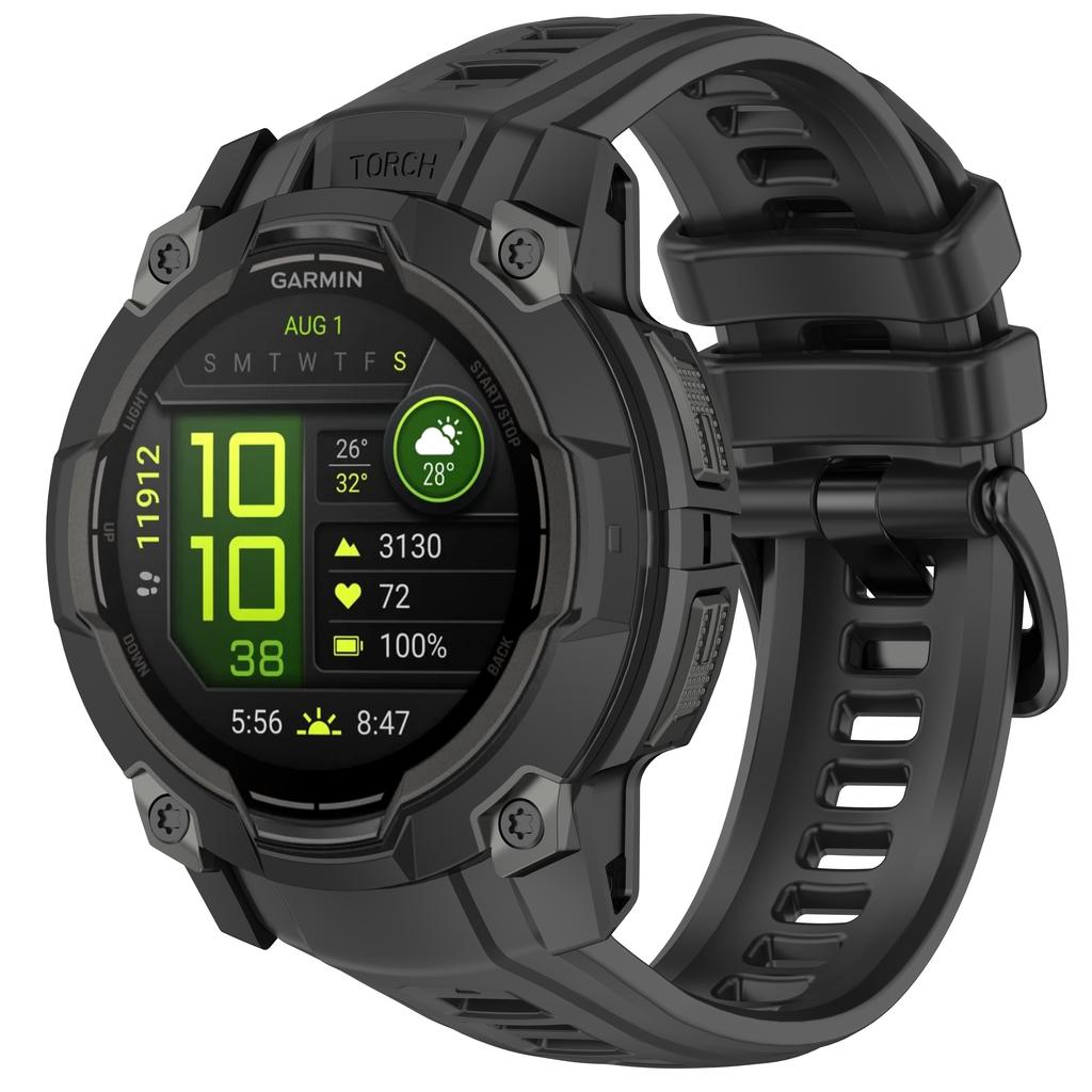 Cinturino Ufficiale in Silicone Per Garmin Instinct 3 Amoled 50mm 45mm Braccialetto di Ricambio per Garmin Instinct 3 Solar 45mm 50mm