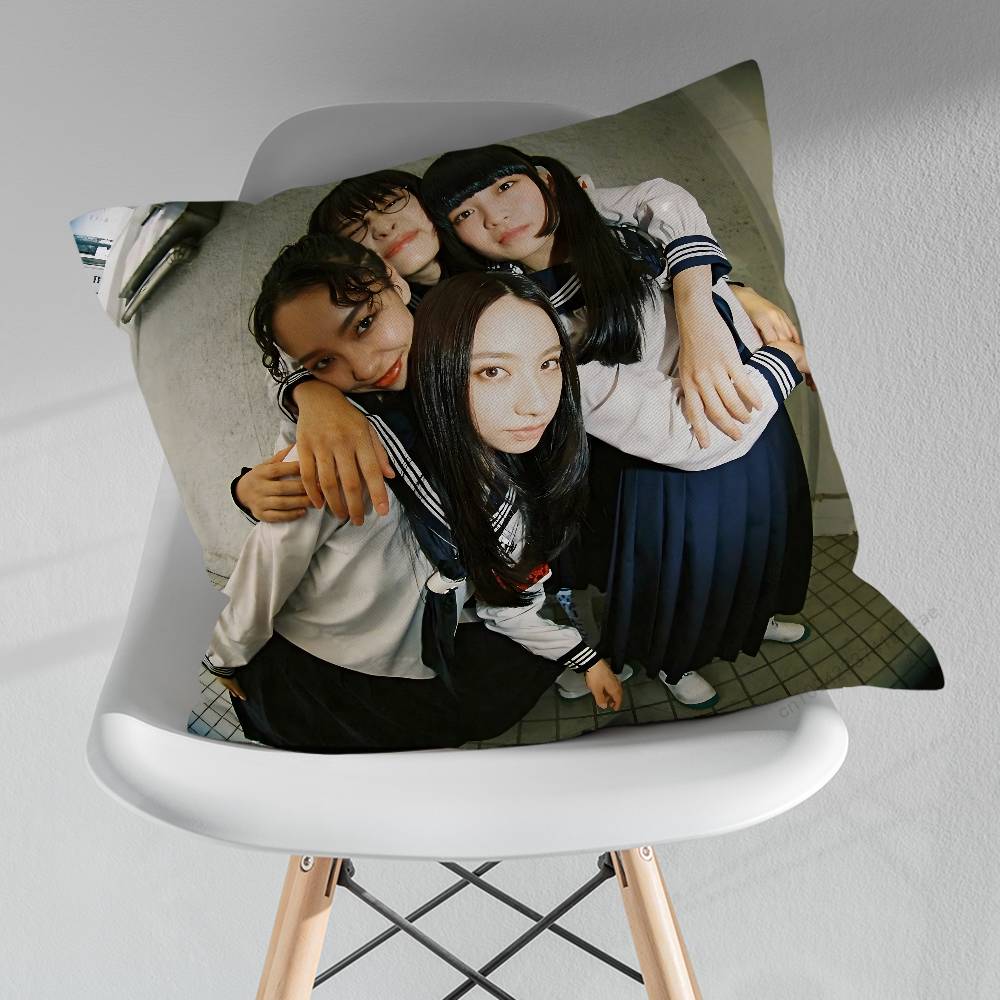 Band AAtarashii GGakko Throw Pillow Case Living Room Sofa Cushion Cover For Home Bedroom Decoration Protector