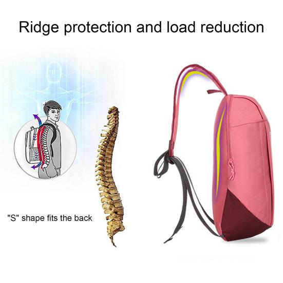 Unisex Backpack Adjustable Straps Breathable Lightweight Smooth Zipper Firm Sticthing Backpack for Outdoor