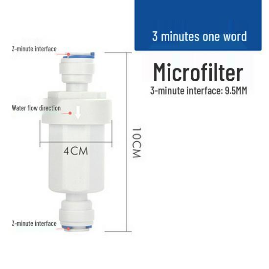 3-Minute Quick Connect Stainless Steel Micro Pre-Filter for Water Purifier