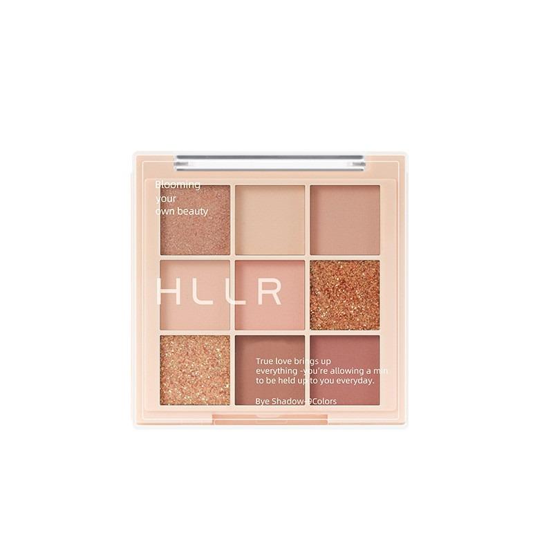 Nine Color Eyeshadow Palette Matte Shimmer Milk Tea Tone Daily Makeup For Beginners