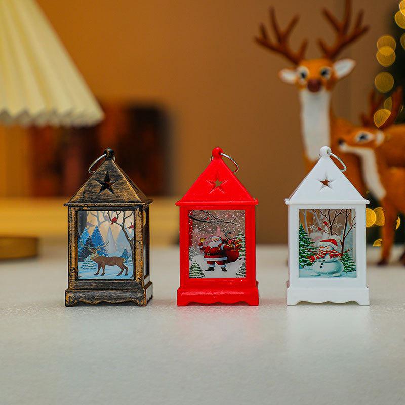 Luminous Christmas Candle Lantern - Festive Holiday Decoration Gift