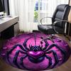 1PC Spider Web Office Round Area Rug, Mat Suitable For Office, Under Office Chairs Bedroom Living Room Home Decor, Room Deco