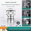 All-Copper Universal Washing Machine Faucet Adapter with Inlet Hose and 46-Point Stop Valve