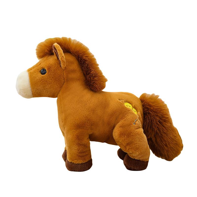 Small Pony Plush Toy With Pp Cotton Filling For Kids And Collectors