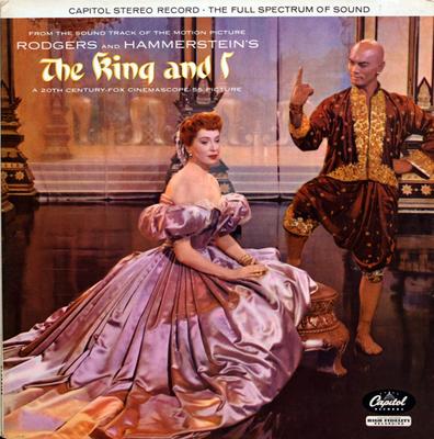 LP Record RODGERS  HAMMERSTEIN  King And I SLCT6108 Capitol Records UK Soundtracks  Musicals Used