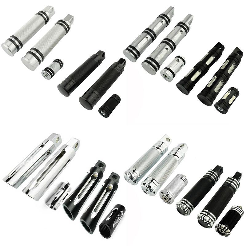 Motorcycle Footrest Foot Pegs Gear Shift Brake Pedals Shifter Pegs For Harley Touring Dyna Softail Sportster XL883 1200 Models