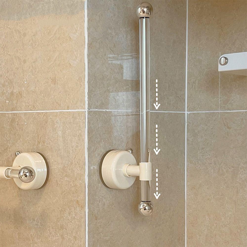 Suction Cup Paper Towel Holder Wall-Mounted Reusable No Drilling Tissue Holder Waterproof Space Saving Wall Mounted Roll Holder