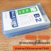 Transparent Hard Plastic Card Sleeve with Lanyard for Travel, Student ID, Badge, and Work ID