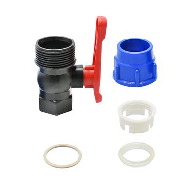 Female Thread 1/2 3/4 1 1.2 1.5 Inch X 20/25/32/40/50mm Pe Tube Ball Valve Quick Connector Garden Tap Water Coupler
