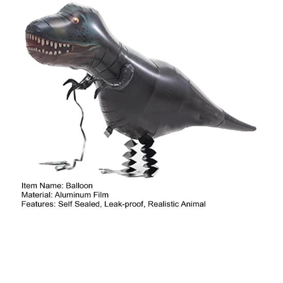 Ballon jouet anti-fuite réutilisable auto-scellé réaliste debout enfants jouant sans odeur animaux marchant ballon en aluminium jouet pour enfants