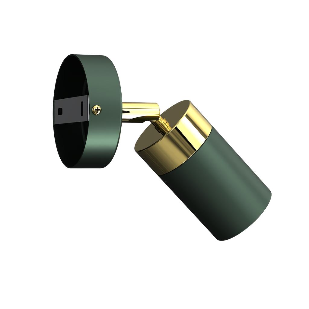 Joker Green/Gold 1Xgu10 Wall Lamp