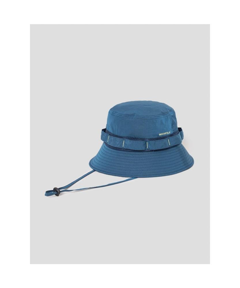 Binpolaegseseoli Nylon Stitch Bucket Hat - Blue