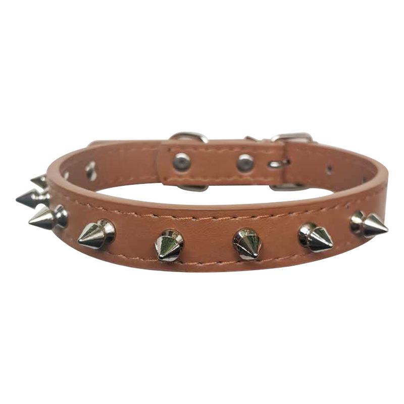 Multi-Color PU Leather Dog Collar & Leash - In Stock