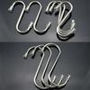S Hanger Stainless Steel Coat Scarf Bag Keys Hook Kitchen Bathroom Storage Organizer Hanging Holder Organizing Reusable