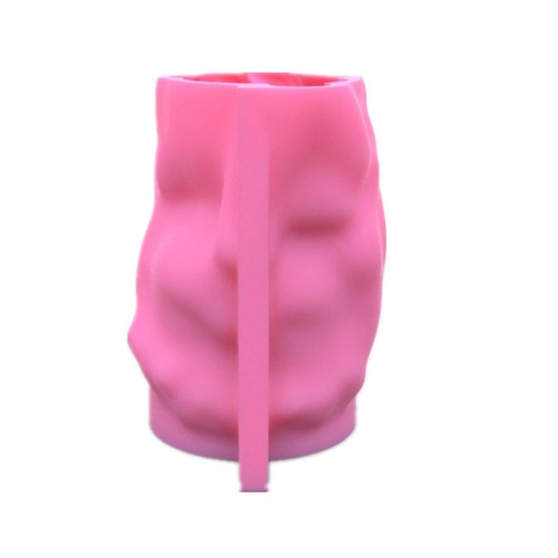 Geometric 3D Wreath Girl Gypsum Silicone Molds Storage Box Mold for Making Succulent Plant Pot Flower Pot Pen Holder