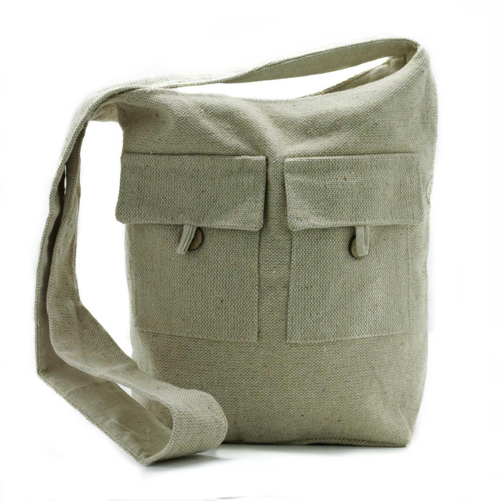 Two Pocket Bags Large Natural