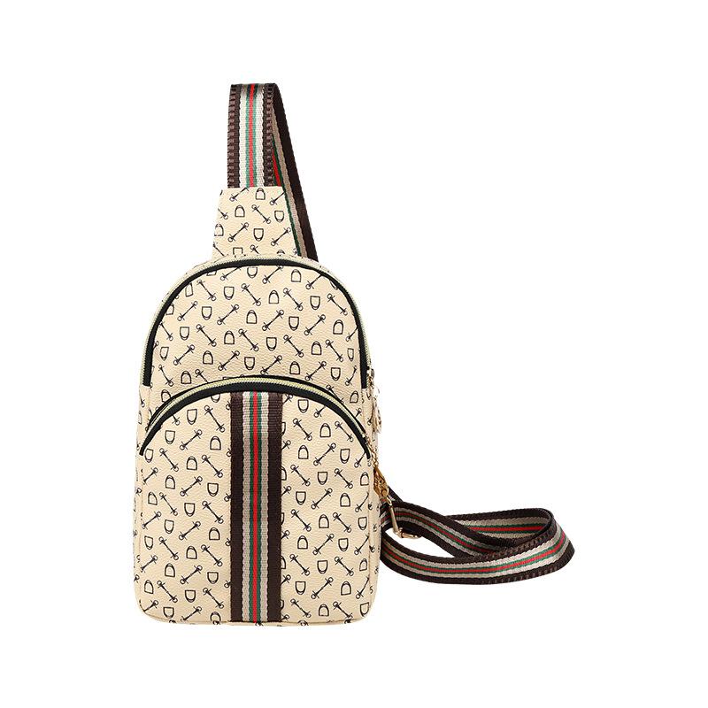 Bedrukte Borsttas Dames Tas Dames Mobiele Telefoontas Street Trend Dames Heuptas