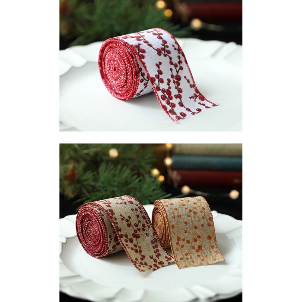 Wstążka z tkaniny DIY w kształcie spirali 2m Wstążka jutowa Nowa wstążka świąteczna