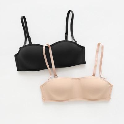 Eco-Friendly Seamless Anti-Fall Push-Up Bra - Two-Third Cup, Anti-Slip, One-Piece 3D Smooth Design
