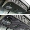 For Ford Mustang 2009-2013 Carbon Fiber Roof Reading Light Cover Sticker Trim SU