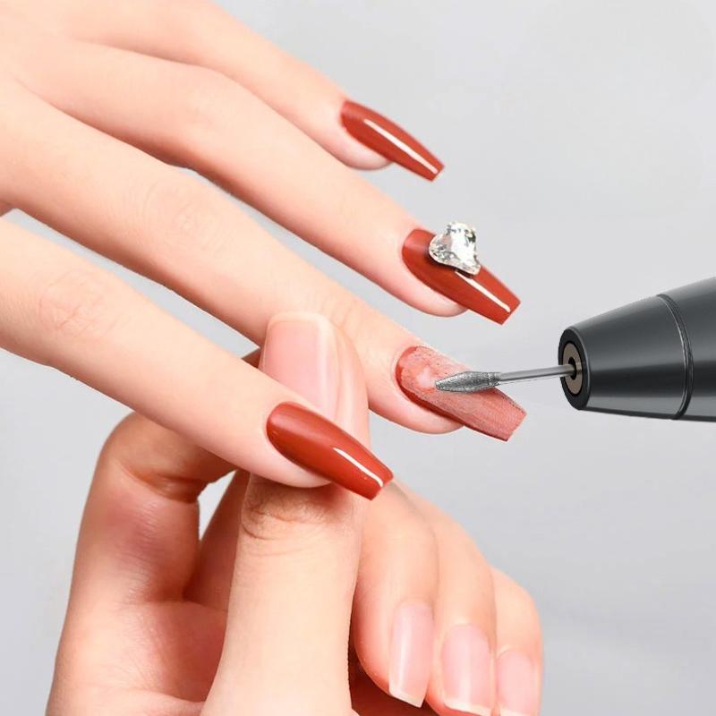 1Pc Electric Nail Grinder Small Tool Nail Remover Nail Grinder Portable LCD Electric Nail Clipper Nail Grinder