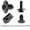 30pcs Clamps Bolts Clips Metal Nut Clamps Undertray-Cover