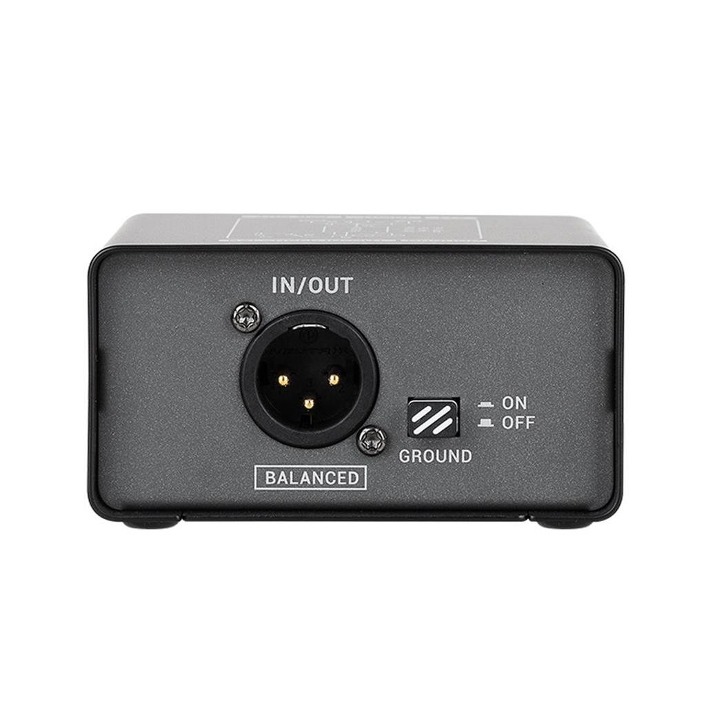 Sound Interface Ground Loop Isolator 3 Speed Gain Adjust Portable Signal Isolator Noise Reducer for Microphone Mixer