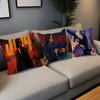 Classic J-John W-Wick Movie Pillow Cover Sofa Cushion Cover Home Room Decoration Children Gift