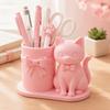 Plastic Pen Holder 3D Printed Desktop Stationery Organizer Unique Pencil Cup  Office Desk