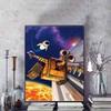 Disney Diamond Painting WALL E  EVE Space Adventure Illustration 5D DIY Diamond Painting Embroidery Set Round  Diamond Art Mosaic Home Decor