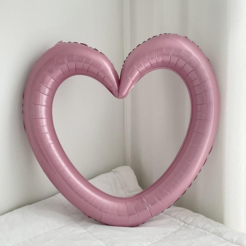 Heart Balloons Aluminum Foil Balloon Wedding Birthday Party Balloon Decoration Baby Shower Party Decor Girls Number Balloon