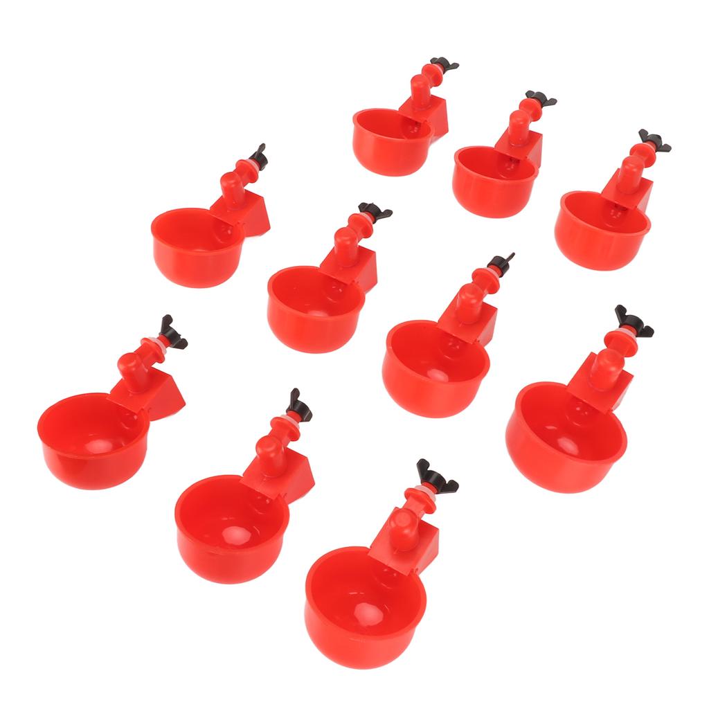 Chicken Waterer Cups Automatic Filling Waterer Chicken Water Feeder Kit Poultry Drinking Bowl for Ducks Geese Turkeys