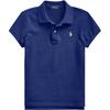 Polo T-Shirt Ss24 Solid Color Logo Embroidery Casual Short Sleeve Polo Collar Kids Tops Royal-Blue CWPOKNIGN820092-400