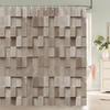 High Quality Washable Bathroom Curtains 3D Printing Shower Curtain Polyester Bath Screens Home Decoration