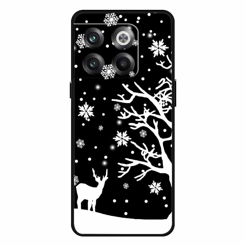 For Oneplus 10T Case 10 Pro Christmas Silicone Soft TPU Cover for Oneplus Nord N20 SE One plus ACE Pro 10T Coque New Year Gift