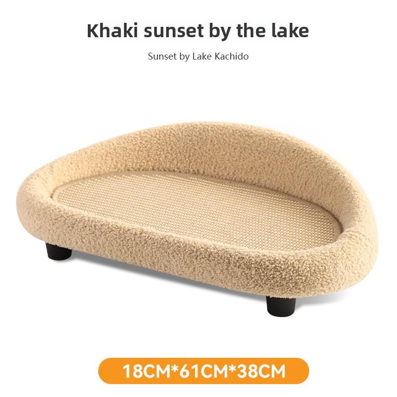 

Кошки универсальны в любое время года, весной и летом, минималистичный сизальный диван для кошек, коврик для кошачьего туалета, летние принадлежности для кошачьего туалета Yellow