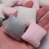 4 Stück 1/12 Puppenhaus Miniatur Kissen Kissen für Sofa Couch Bett Möbel Spielzeug
