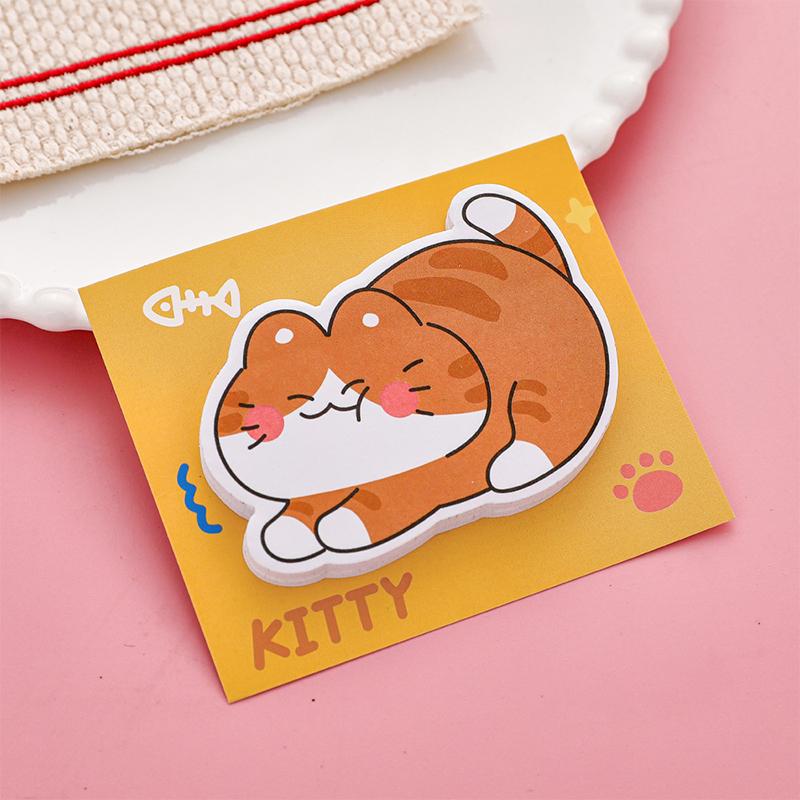 30Sheets Cute Cartoon Animal Sticky Notes Kawaii Student Sticky Note Creative N Times Stationery Label Notepad School Supplies