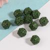 10Pcs 20 Sided Polyhedral Acrylic Table Game Dice D20 Dice for Math Dice Games Acrylic Dices Kit For Party