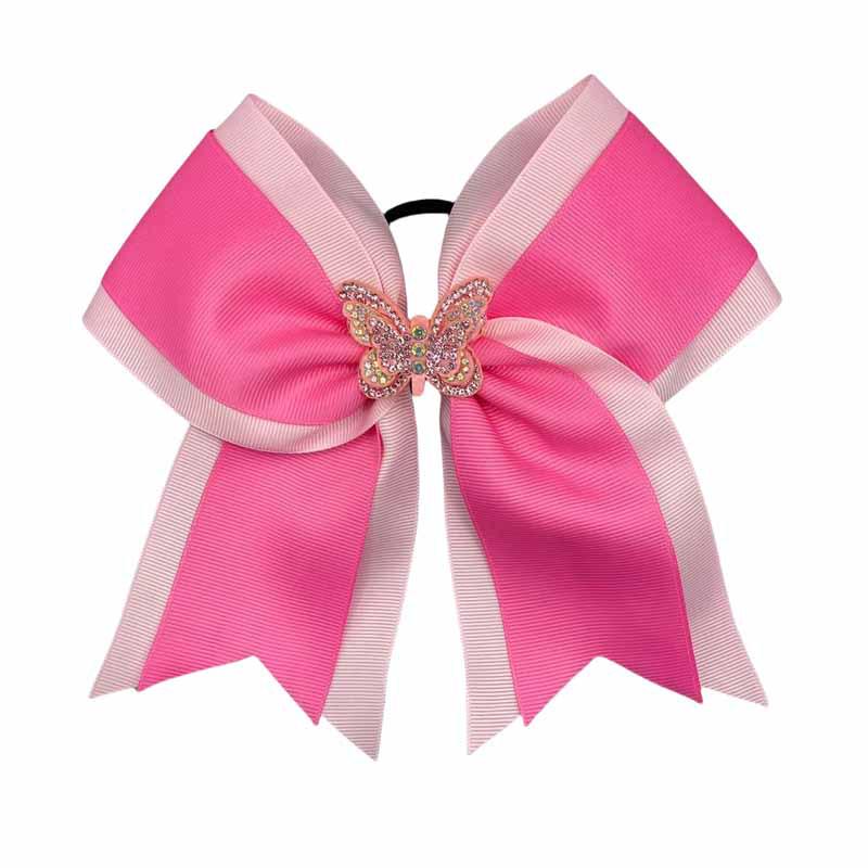 Cross-border Style Swallowtail Bow Hair Tie: Double Layer Butterfly Headwear for Kids