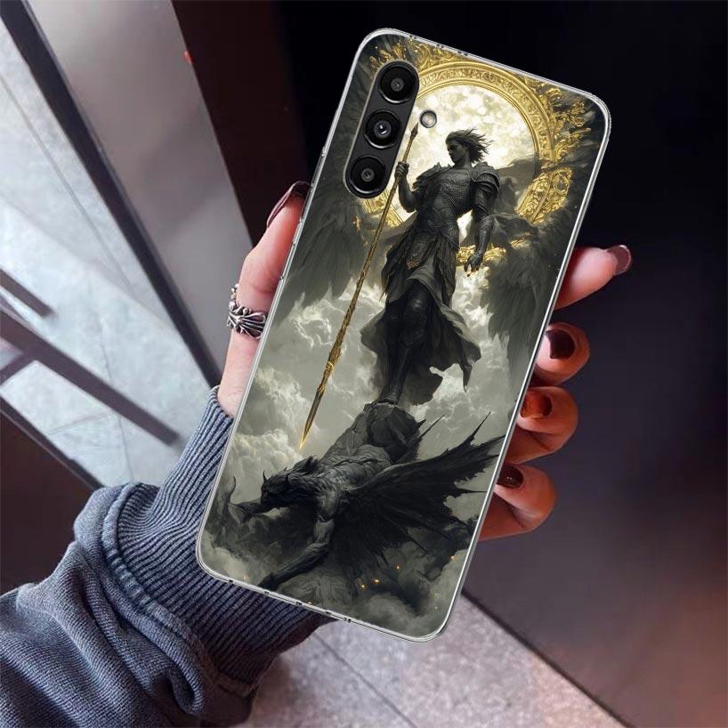 

Archangel Michael Phone Case For Samsung Galaxy A17 A57 A37 A16 A26 A36 A56 A15 A25 A35 A55 A14 A13 A54 A53 A34 A24 A33 A23 Gala Samsung A05S