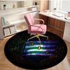 Hammarby IF Print Round Rug, Washable Floor Carpet, For Entryway Dorm Laundry Room Office Study, Home Decor Birthday Christmas Gift